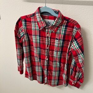 Boys Southbound Plaid Button-Up  shirt size 6